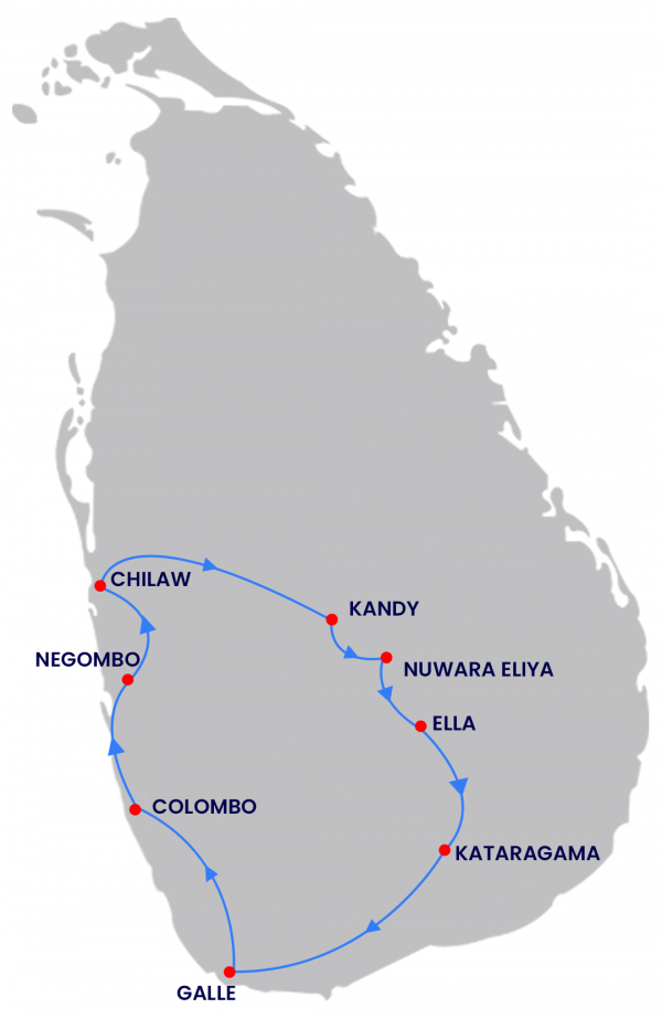 Package Route Map