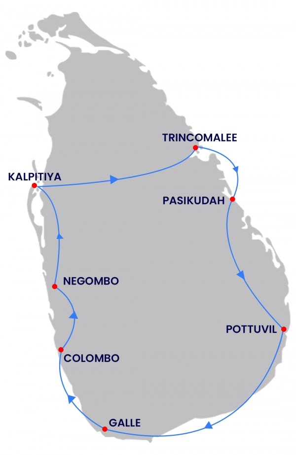 Package Route Map